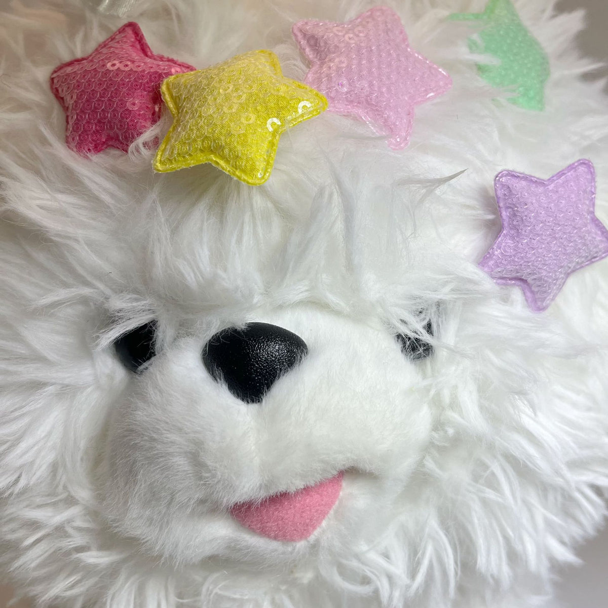 Cute Pet Hair Clip with Glitter Stars for Dogs