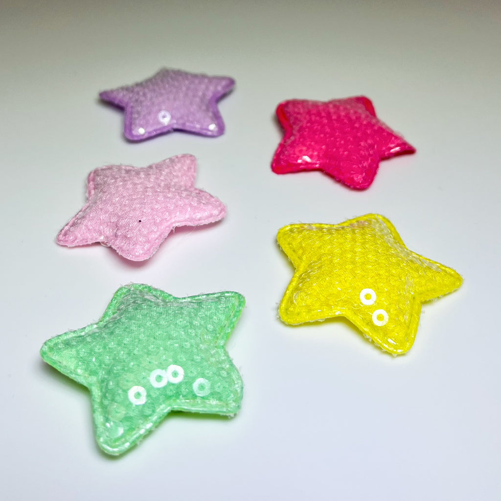 Cute Pet Hair Clip with Glitter Stars for Dogs