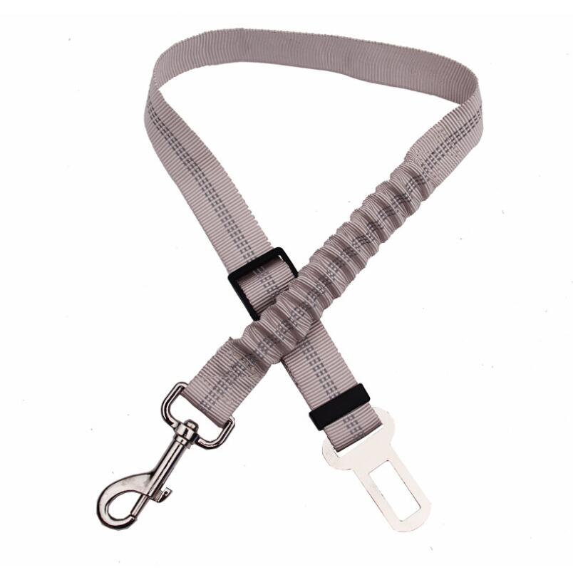 Pet Car Safety Belt with Reflective Elastic Leash
