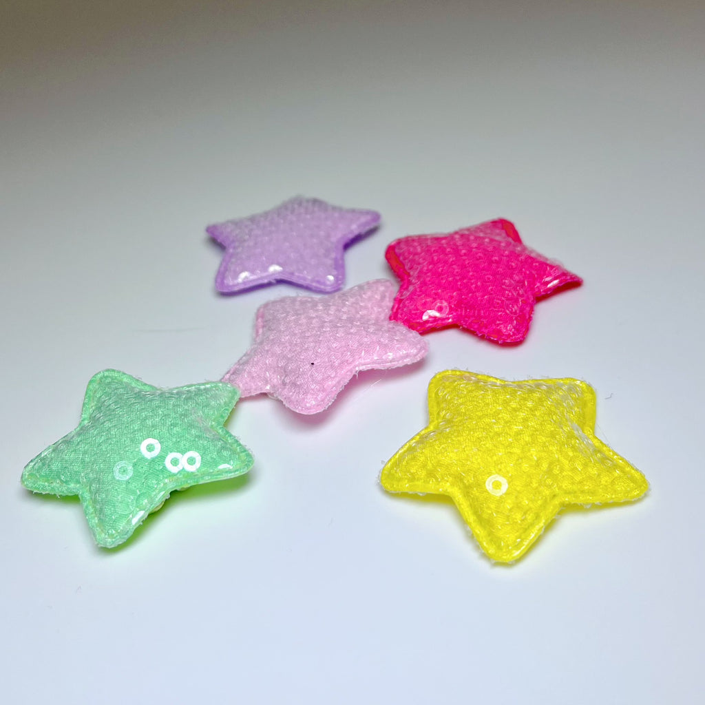 Cute Pet Hair Clip with Glitter Stars for Dogs